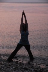 Yoga Pictures on Beach of Amy 037