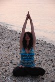 Yoga Pictures on Beach of Amy 019