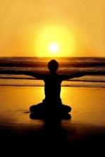 yoga and sunrise