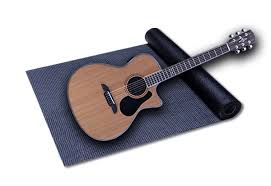 guitar and yoga mat