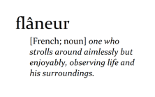 home: ' FLANEURING ' …...